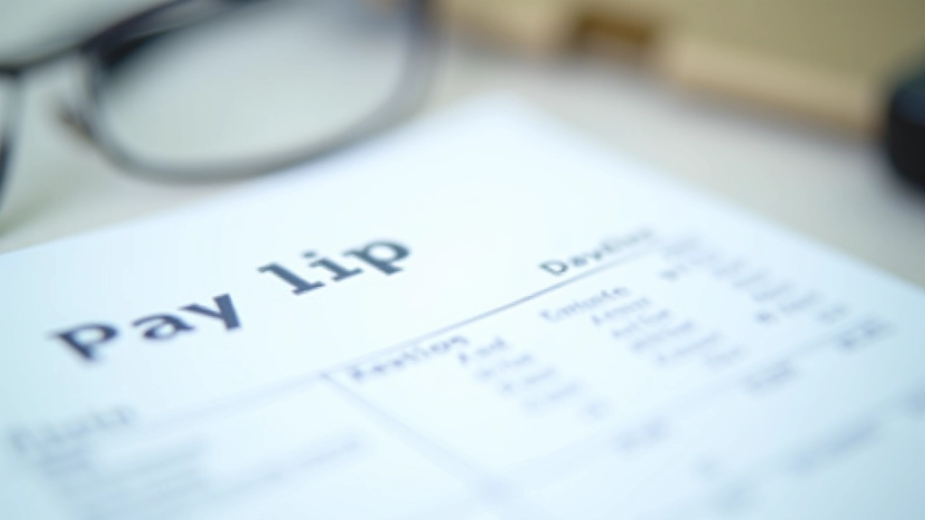 Detailed payslip showing various deduction codes and benefit items breakdown